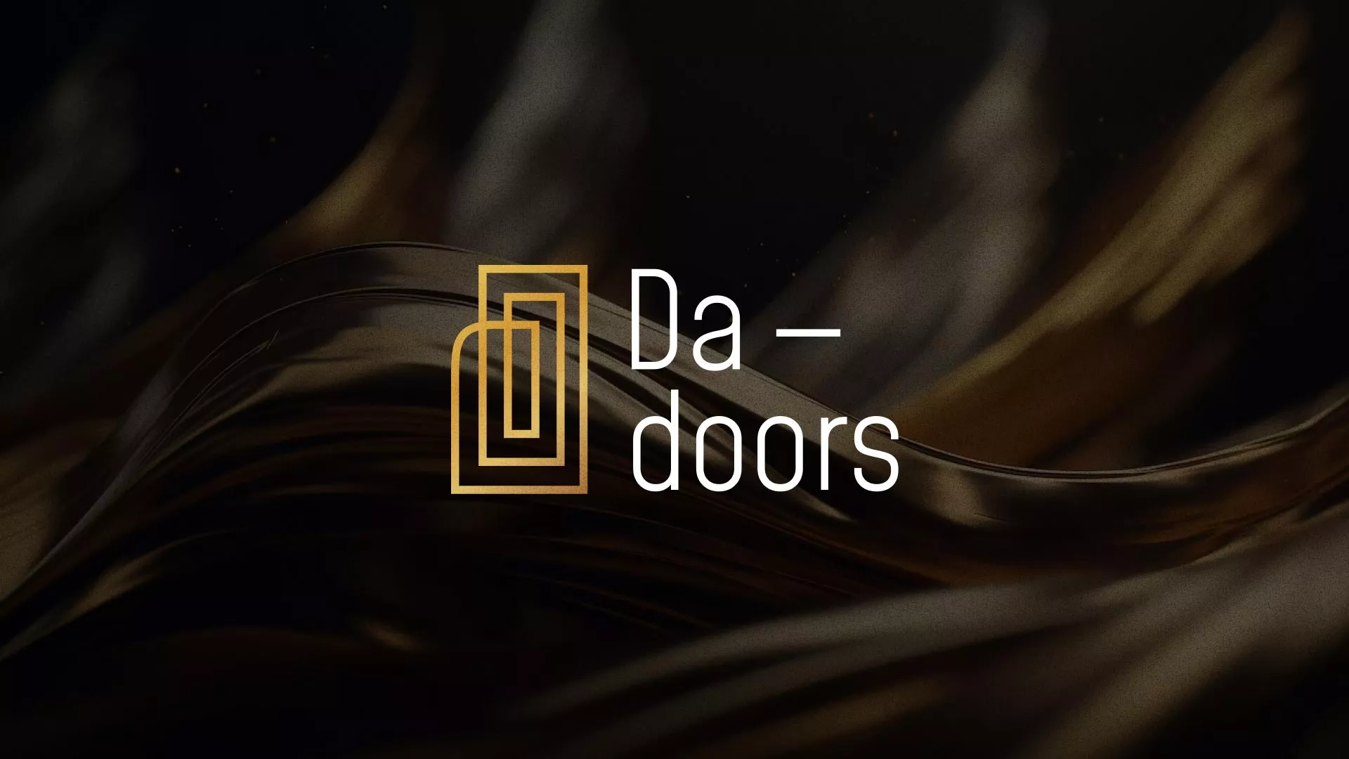 Разработка логотипа для компании «DA-DOORS» в Курске